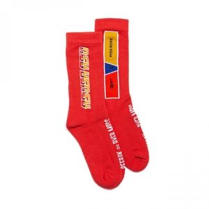 PYER MOSS X REEBOK
CREW SOCK (RED)
( DEAD STOCK )